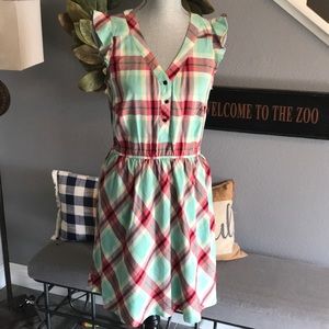 Summer plaid dress